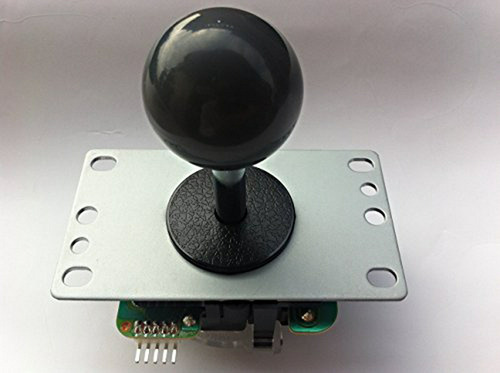 Sanwa Jlf-tp-8yt-sk Oem Manija De Bola Gris Arcade Joystick 