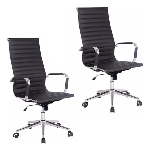  Silla De Escritorio X2 Oficina Ergonomica Sillon Ejecutivo 