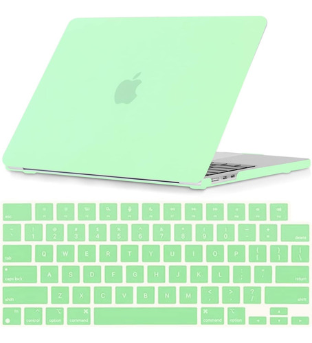 Funda Se7enline Para Macbook Air 13 M2 + C/teclado Green