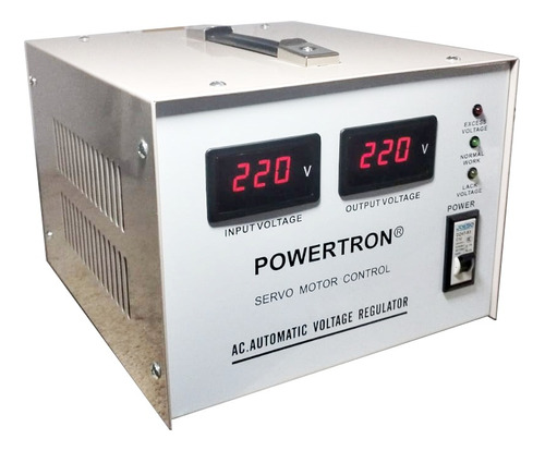 Regulador De Voltaje 2 Kva 220 Volts Marca Powertron ®