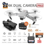 B Câmera Drone E88 Portátil De Alta Definição 4k Com 2