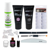 Kit Polygel Sistema Completo Uñas Gelificadas Con Removedor