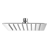 Regadera Plato Cuadrado 6 Antisarro A. Inox Sin B Dica 4536c Acabado Cromado Color Plateado