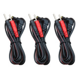 Cables De Plomo Para Electrodos De Unidad Tens: 3 Piezas Bes