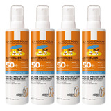 Combo X4 La Roche Anthelios Dermopediátrico Fps50 Spray200ml