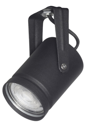 Spot Cabezal Para Dicroica Led Gu10 Tipo Teatro Color Negro