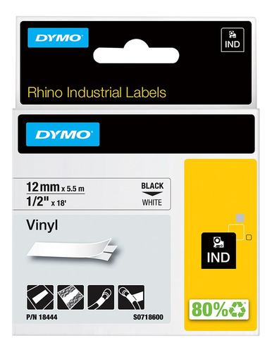 Fita Vinilica  Rotulador Rhinopro/3m (12mm X 5,5m) Pt/br