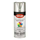 Krylon Colormaxx Pintura Premium En Aerosol Plata Metálico