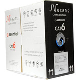 Cabo De Rede Cat6 Azul 305m Essential-6 Nexans