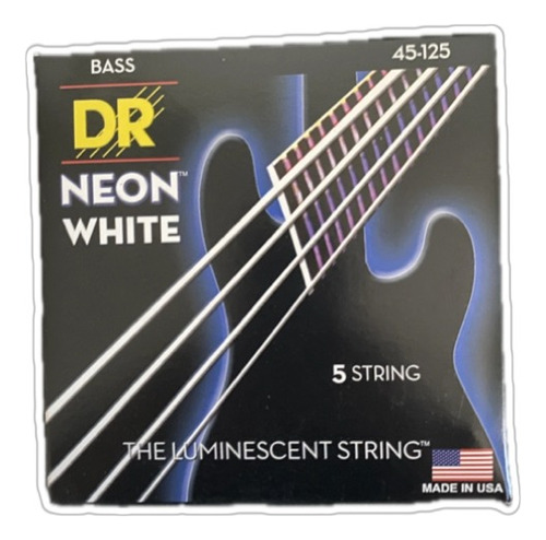 Dr Neon 5 Cuerdas Bajo 45-125 Bass Strings