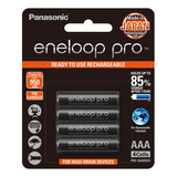 Pilas Aaa Recargables Panasonic Eneloop Pro, 4 Pilas