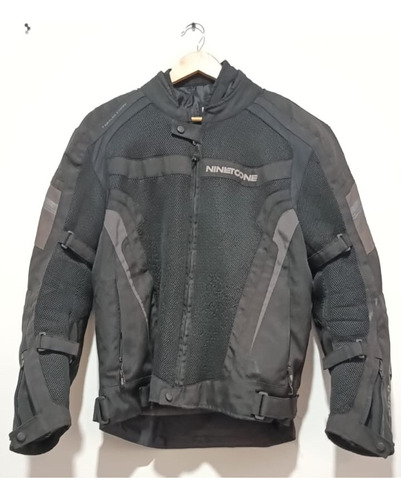 Campera Ls2 Ninetoone 4s Negro C/gris