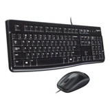 Logitech 7640 Combo Teclado + Mouse Mk120 Negro