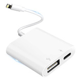 Adaptador De Camara Lightning A Usb Para iPhone Con Puerto D