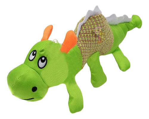 Juguete Para Perros Dinosaurio De Peluche Juego De Agarre