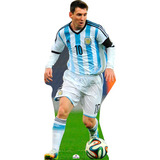 Figura Coroplast Tamaño Real 180cm Lionel Messi Jugando