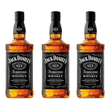 Whisky Jack Daniels 750 Ml Importado Pack 3 Unidades