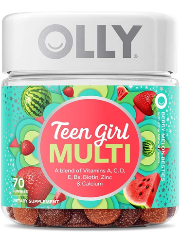 Olly Multivitamínico Teen Girl 70 Gomitas Biotina  