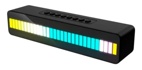 Barra De Sonido Bluetooth Micro Sd Aux Luz Led Rgb Ritmica