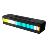 Barra De Sonido Bluetooth Micro Sd Aux Luz Led Rgb Ritmica