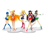 Figuras Sailor Moon Serena Mercurio Marte Venus Jupiter 19cm