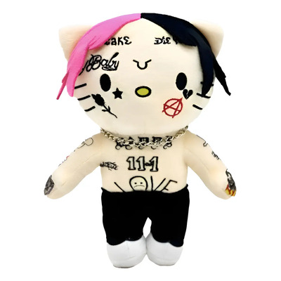 Nn Muñeca De Peluche Hello Kitty Rapper De Lil Peep | Meses sin interés