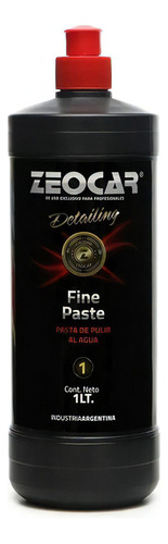 Zeocar Fine Paste Pasta De Pulir Al Agua 1 Lt