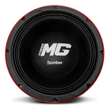 Alto Falante Bomber Mg Atrack Tt 8 Pol 350w Rms 8 Ohms Treme Cor Preto E Vermelho