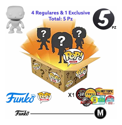 Funko Pop Mystery Box Caja Misteriosa - 5 Pops Random