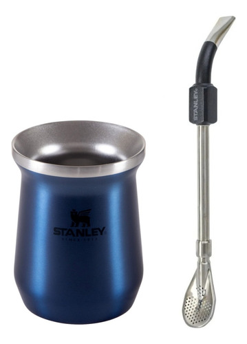 Combo Mate Termico Stanley Original 236ml + Bombilla Spoon