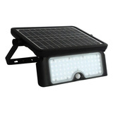 Lámpara Solar Led 10w Suburbana Batería Sensor Movimiento Color Negro Tecnolite 10solled32vcd65n