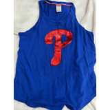 Playera Tank Top Azul Victoria Secret Pink Lentejuelas