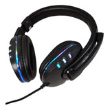 Diadema Auriculares Gamer Luces Rgb Micrófono Incorporado