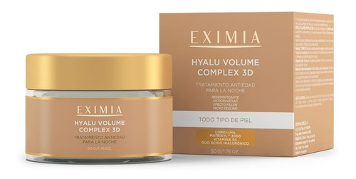 Crema De Noche Antiedad Eximia Hyalu Volume Complex 3d 50g