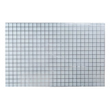 45x70 Cm Mosaico Etiqueta De Papel De Aluminio Plata