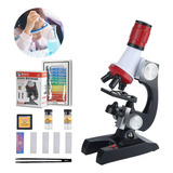 Microscopio Optico Infantil 1200x Juguete Educativo Niños Hd