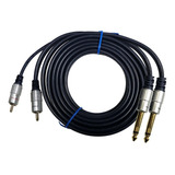 Tvs N10067 Cable 2rca X 2 Plug Mono Hq 5m Puresonic
