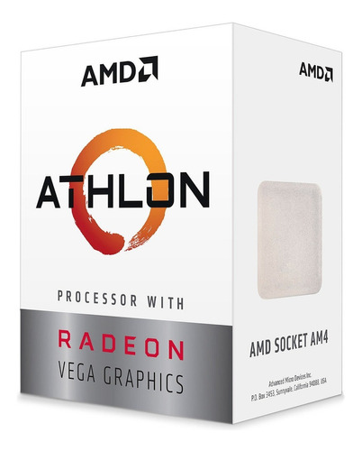 Procesador Amd Athlon 3000g Yd3000c6m2ofh Am4 Vega 3
