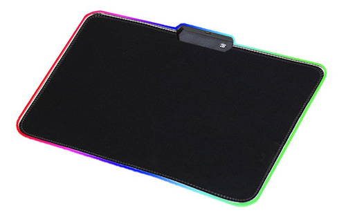 Mouse Pad Gamer Led Rgb 350 X 250 4mm Retroiluminado 7 Modos