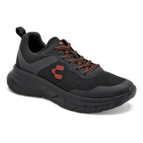 Tenis Running Unisex Charly 1086748001 Negro 2-9 *120-470 S6