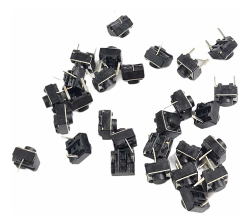 100 Pulsadores Para Protoboard Pulsador 2 Pines 5.0mmx6.0mm