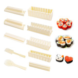 Juego De 10 Moldes De Plástico Para Hacer Sushi, Fáciles De