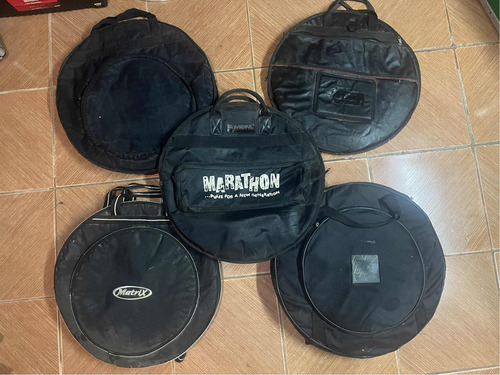 Lote 5 Fundas Para Platillos Bateria