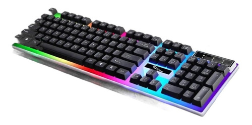 Teclado Gamer Barato G21 De Membrana Con Luces