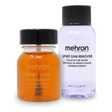 Mehron Makeup Spirit - Kit Combinado De Goma Y Removedor De.