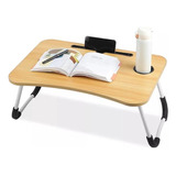 Mesa Portátil Dobrável P/ Notebook Cama Refeição Estudo Mdf