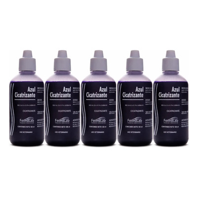 5 Azul Cicatrizante Fermalab Gotero 120 Ml Desinfectante O | Envío gratis