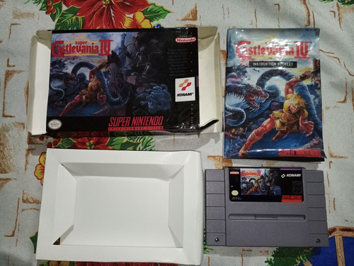 Super Castlevania 4 *cartucho Original* Caja Y Manual Custom