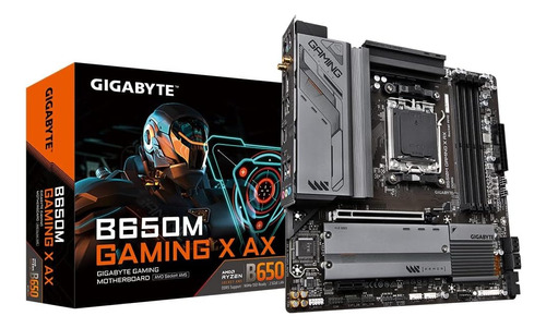 Placa Mãe Gigabyte B650m Gaming X Ax Wifi Amd Am5 M-atx Ddr5