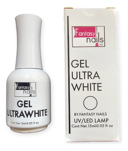 Gel Semipermanente 3 Pasos Fantasy Color Ultra White 15ml